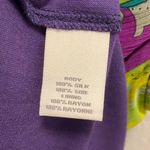 Ella Moss  Silk Floral Ruffle Racerback Blouse Photo 6