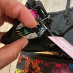 Feather 11 Rainbow Turtle Print Bikini Set High Waisted Swimsuit S Black Photo 5