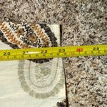 Mossimo Paisley Print Tie Back Blouse Women’s Small S Long Sleeve Boho Retro Top Yellow Photo 7