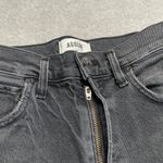 AGOLDE Jeans Womens 25 Washed Black Pinch Waist Skinny Stretch Distressed Photo 4