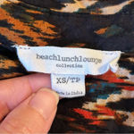 Beach Lunch Lounge Shirt Sleeveless Dress XS Black Whimsigoth Western Aztec Photo 2