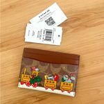Coach Holiday Essential Card Case In Signature Canvas With Train # CY305 Photo 2