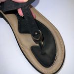 Boutique Womens Slip On Summer Sandals Shoes Flats Suede Strap Black Size 40 8 Photo 4