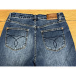 Judy Blue  Women 9/29 Wide Leg Crop Blue Stretch Denim Jeans Beach Vacation City Photo 10