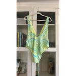 River Island  Green Bright Strappy Wrapover Swimsuit size‎ 14 NWT NEW Photo 6