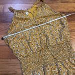 Yellow floral mini dress floral dress Size M Photo 5