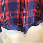 Seven7  plaid button down shirt XS Photo 5