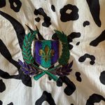 Casual Isle Vtg   Animal Print Jacket with Green Accents size M Photo 10