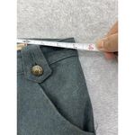 Buffalo David Bitton  Women's Bermuda Shorts Wool Blend Solid Green Size 28 Leash Photo 11