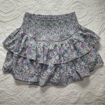 Entro Floral Skirt. Size: Medium. Blue and Green Floral. Photo 0