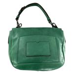 Reed Krakoff Green Leather Front Flat Shoulder Bag Handbag Career Photo 4