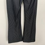 Carbon38 Black Striped Metallic Flared Shimmer Pants Size Medium New Photo 6