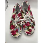 Vans  Era Floral Rose Print Canvas Low Top Sneakers Women's Size‎ 7 BSH6 Photo 5