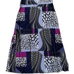 Ellen Tracy women's LG stretchy multi-color long maxi skirt casual dressy Photo 0