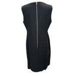 Anthropologie Tabitha Black Cotton Diamond Embroidered Boho Sleeveless Dress 12‎ Photo 2