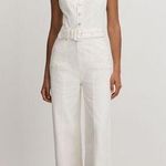 Paige Sasha Belted Denim Jumpsuit, BRAND NEW, size 2, $299 Photo 0