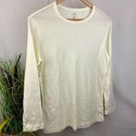 Polar Edge Cotton Ivory Thermal Base Wear Pants & Long Sleeve Top Set L Large Photo 2