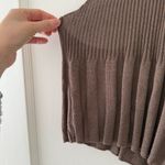 Free People  Intimately Brown Taupe Knit Razorback Tank Size Small NWOT Photo 1