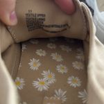 Mad love  Fran Platform Tan Canvas Lace Up Sneakers Photo 9