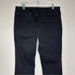 Style & Co Black Wash Flare Leg Pull On Jeans, Sz Large Photo 4