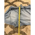 REWASH  high rise paperbag waist shorts NWT Sz Large (juniors)‎ Light Wash Photo 2