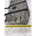 Pajar ‎ Quilted Tote Bag Metallic Silver Lightweight Travel Gym Weekend OS Photo 5