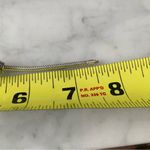 Sterling Silver Slider Charm Bracelet Heart Crystal 7.5” 925 IBB Photo 5