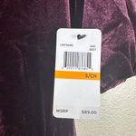 Laundry by Shelli Segal NWT Top Womens S Purple Velvet Puff Sleeve Y2K Whimsy Photo 5