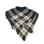 St. John  Shawl‎ Wrap Black Red Photo 1