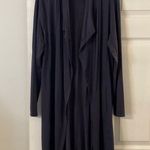 Joan Vass  Cardigan size L length 38” two front pockets long sleeves Photo 0