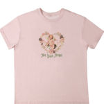 Not Your Angel Womens Baby Pink Graphic T Photo 0