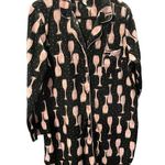 Charter Club Wine Glasses Fleece Sleepshirt Sz XL Photo 0