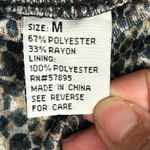 Requirements  Vintage Skirt Medium Snakeskin Elastic Lined Midi Photo 1