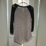 Reebok  Women’s Raglan Black Grey Shirt Large Photo 2