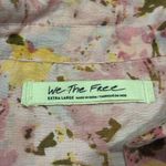 We The Free Free People  Pink Floral Linen Cropped Shirt Jacket Shacket XL Photo 2