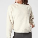 Athleta  Asana Gorpcore Streetwear Sherpa Hiking Outdoor Womens Sweatshirt XS Photo 12