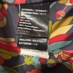 B by Burton Wool Blend Tweed Large – Hooded, Floral Lining, Warm Snowboard Coat Gray Photo 5