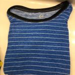 Kohls Blue Striped T Shirt Top Photo 1
