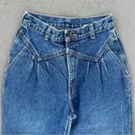 ZENA Vintage made in USA hi rise taper leg pleated V yoke bareback jeans cowgirl Photo 1