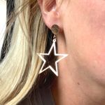 Gold Star Boho Earrings Photo 0