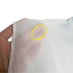 Cato White Semi Sheer Embroidered Boxy Fit Blouse Or Coverup Photo 7