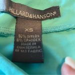 Hillard & Hanson  Womens Size XS‎ Teal Fitted Top Blouse Boatneck Coastal Preppy Photo 1