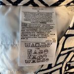 Banana Republic 4 1/2" Cotton Geometric Print Shorts Black White Preppy Size 12 Photo 11