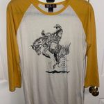Rock & Roll Cowgirl Weastern style Baseball T Photo 0