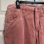 Women’s Pilcro Anthropologie The Breaker Corduroy Pants Coral Size 31 NWT Pink Photo 1