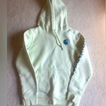Carhartt Light Green Hoodie with Blue Logo Photo 0