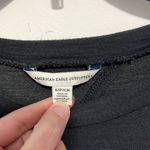 American Eagle  Long Sleeve Sweatshirt Dark Grey Size Small Photo 4