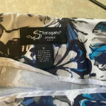 Sharagano  Women's Gorgeous Navy and white Skirt Size‎ 8 Photo 4