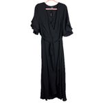 City Chic NWT  Flutter Me Maxi Dress Black Size M / 18 Photo 1