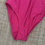 ANDIE  Swim Neon Pink Hibiscus Underwire Bra Bermuda One Piece Swimsuit Small Photo 4